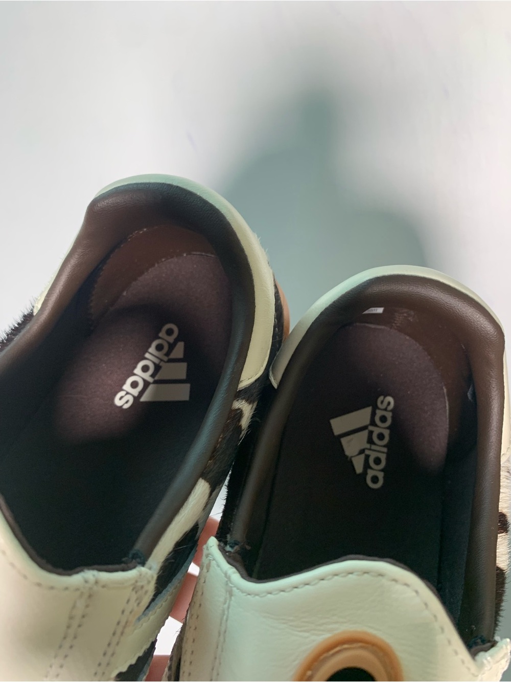 adidas Originals Taekwondo Mei sneakers in cow print real dyed cow fur size 9 - Picture 9 of 14